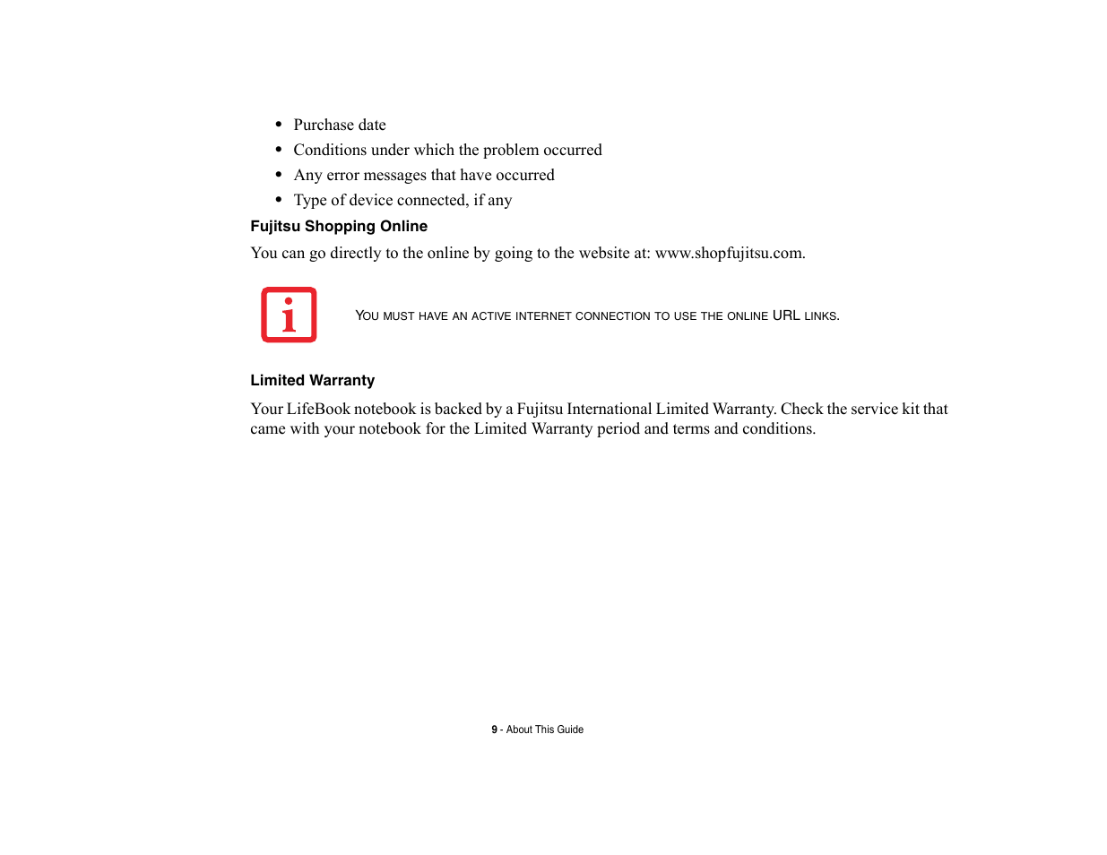 FUJITSU V700 User Manual | Page 14 / 161