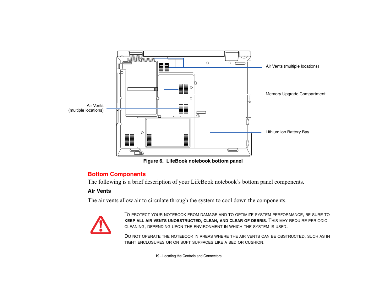 Bottom components | FUJITSU V700 User Manual | Page 24 / 161