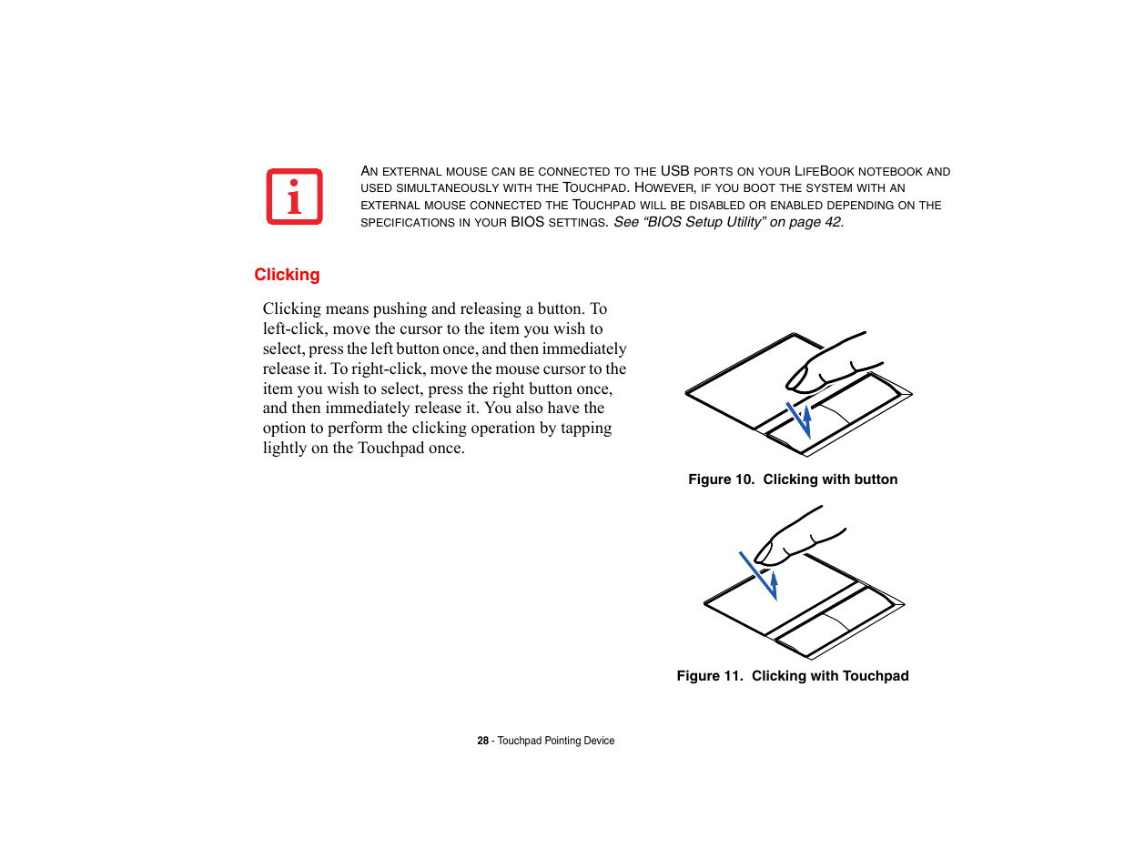 Clicking | FUJITSU V700 User Manual | Page 33 / 161
