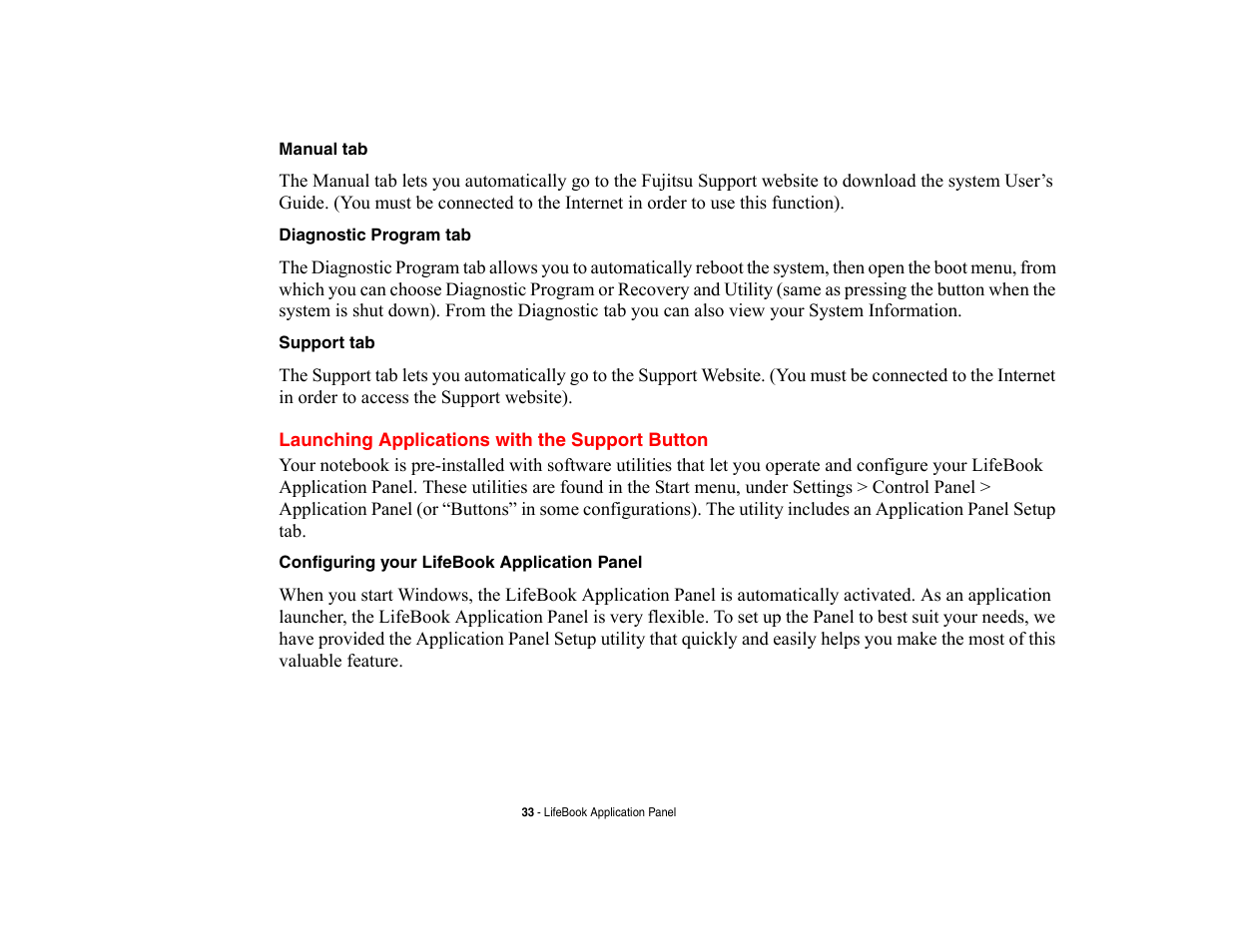 Launching applications with the support button | FUJITSU V700 User Manual | Page 38 / 161
