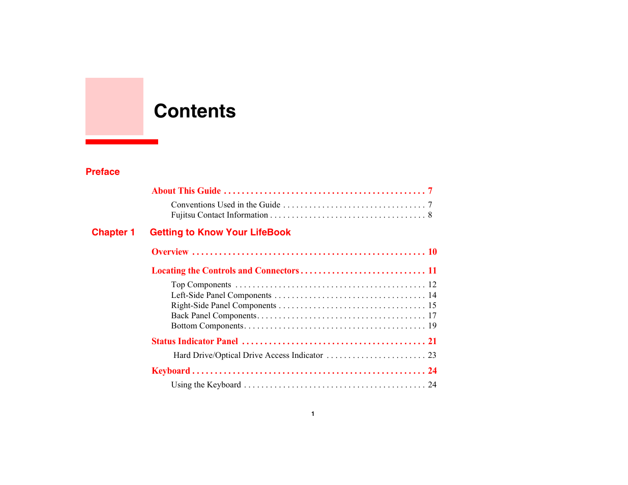 FUJITSU V700 User Manual | Page 6 / 161