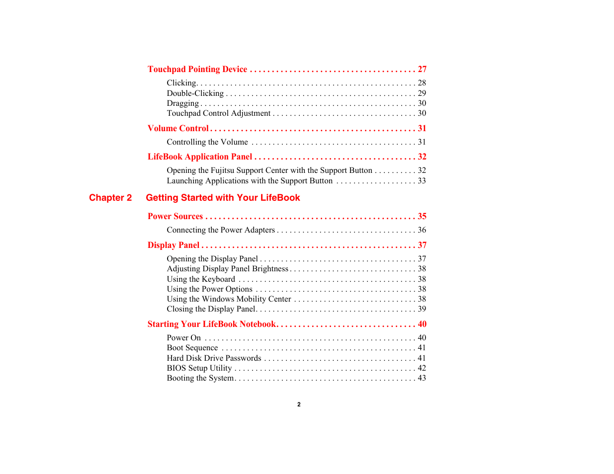 FUJITSU V700 User Manual | Page 7 / 161