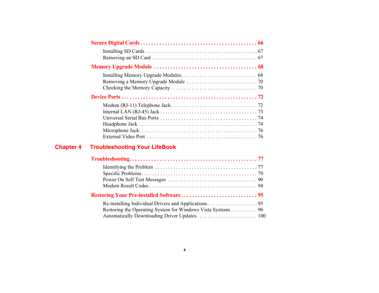 FUJITSU V700 User Manual | Page 9 / 161