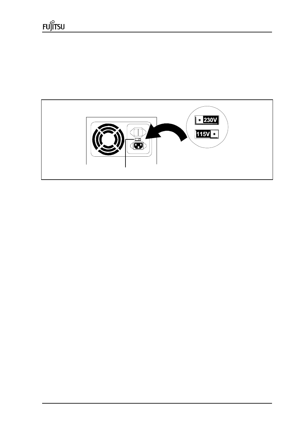 Checking the input voltage setting | FUJITSU ErgoPro m664 User Manual | Page 11 / 98