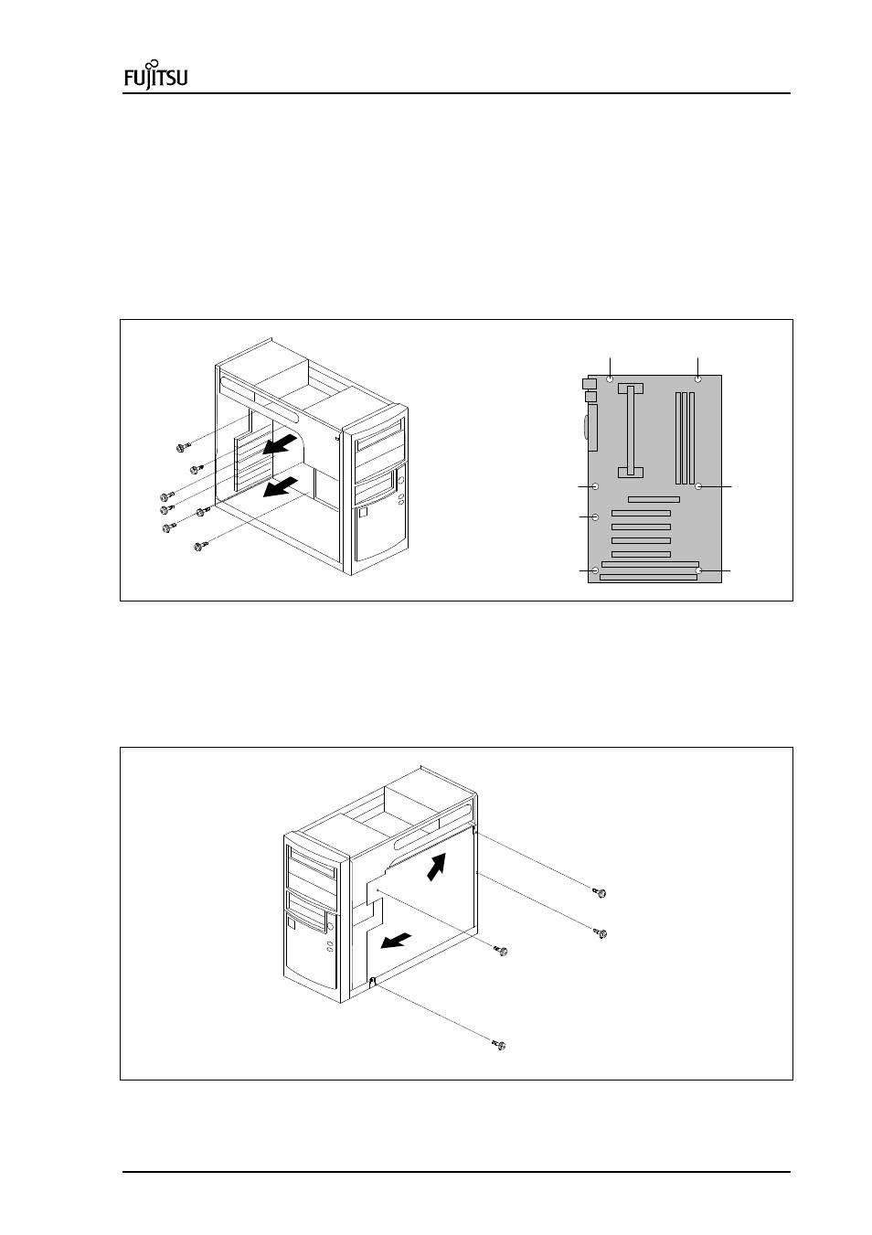 Removing and installing the system board | FUJITSU ErgoPro m664 User Manual | Page 15 / 98