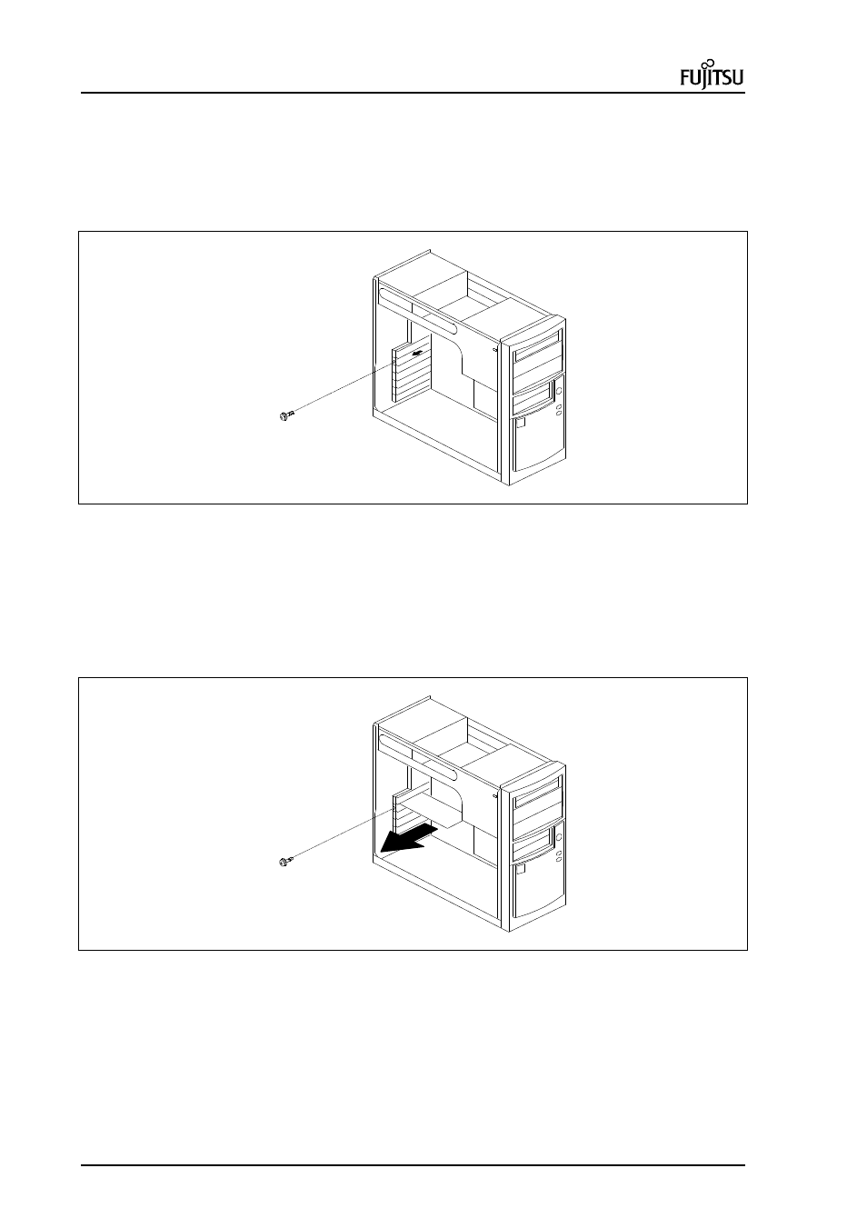 Removing/adding an expansion slot cover | FUJITSU ErgoPro m664 User Manual | Page 18 / 98