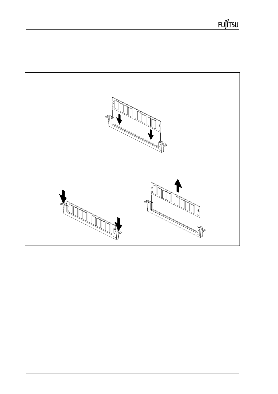 Adding or removing a dimm module | FUJITSU ErgoPro m664 User Manual | Page 20 / 98