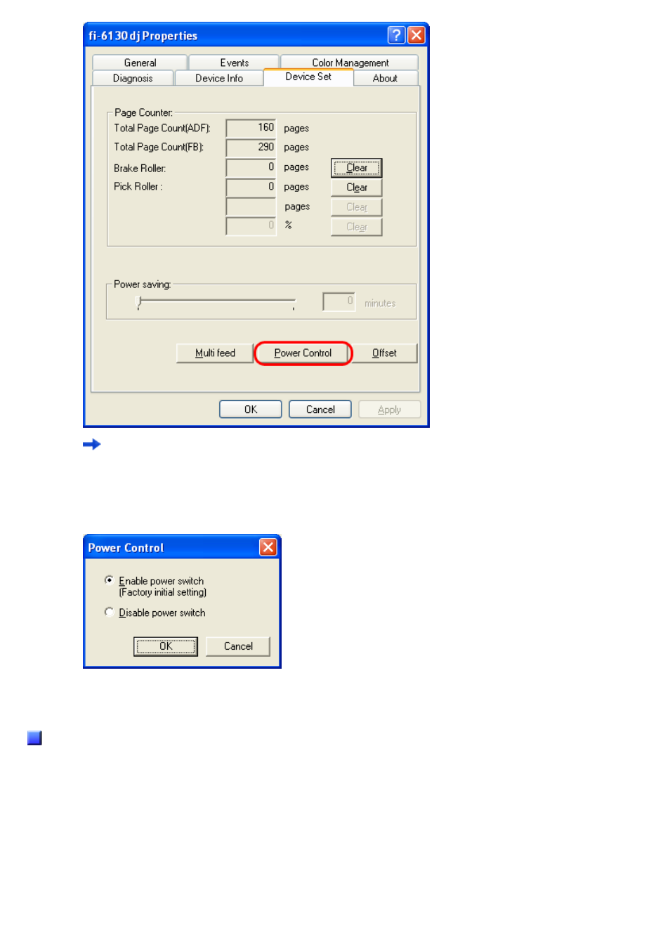 Power save mode | FUJITSU fi-6130 User Manual | Page 23 / 211