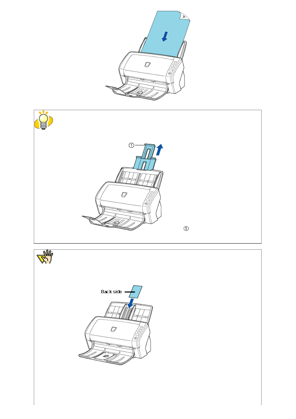 Hint, Attention | FUJITSU fi-6130 User Manual | Page 25 / 211