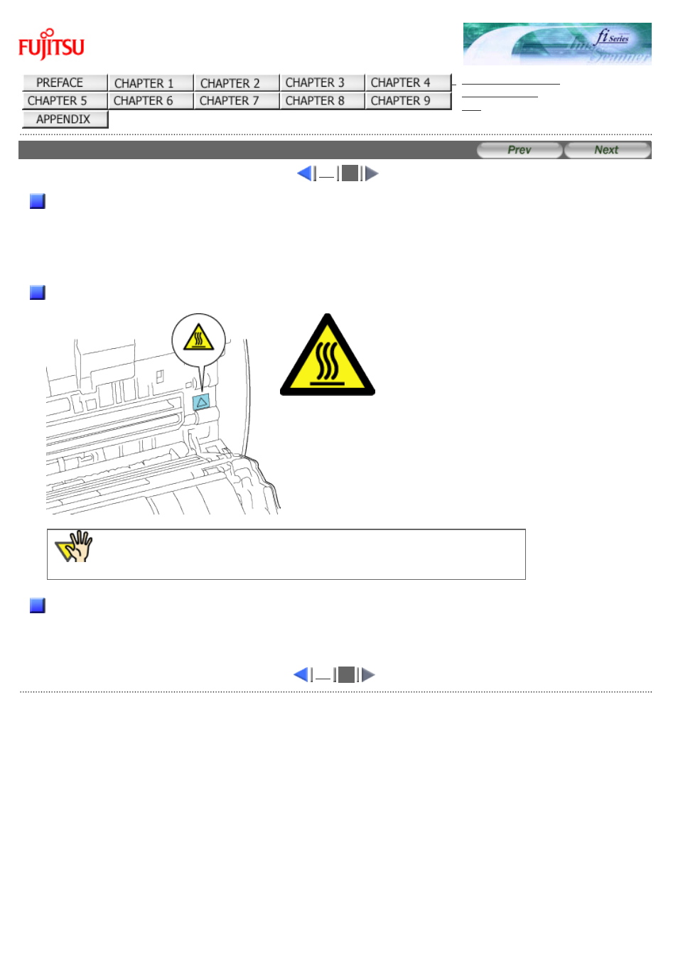 Screen examples in this manual, Warning label, High temperature | About maintenance | FUJITSU fi-6130 User Manual | Page 8 / 211