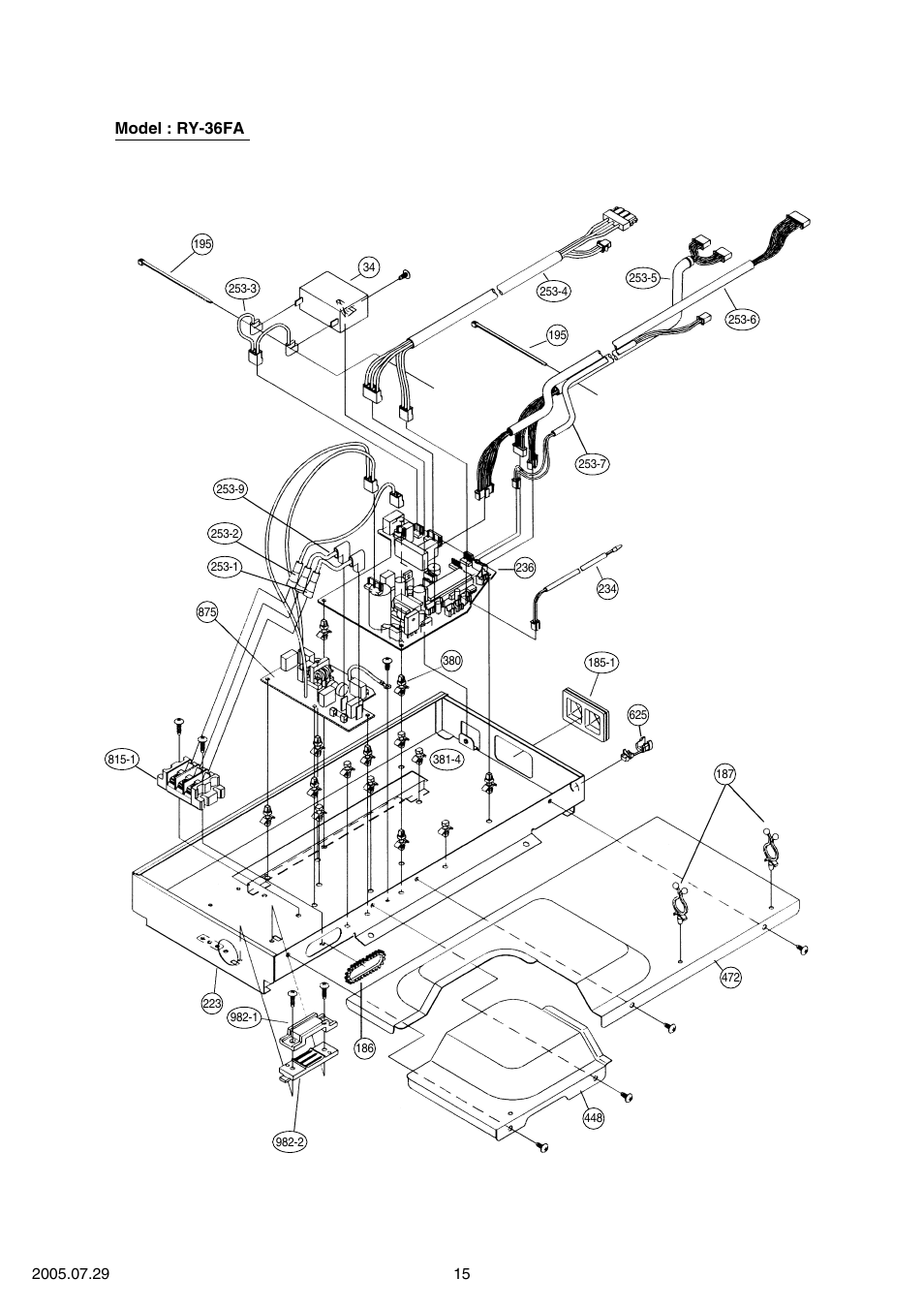 FUJITSU RY-36UA User Manual | Page 16 / 27