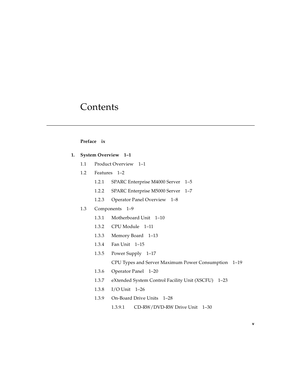 FUJITSU SPARC Enterprise Server M5000 User Manual | Page 5 / 62
