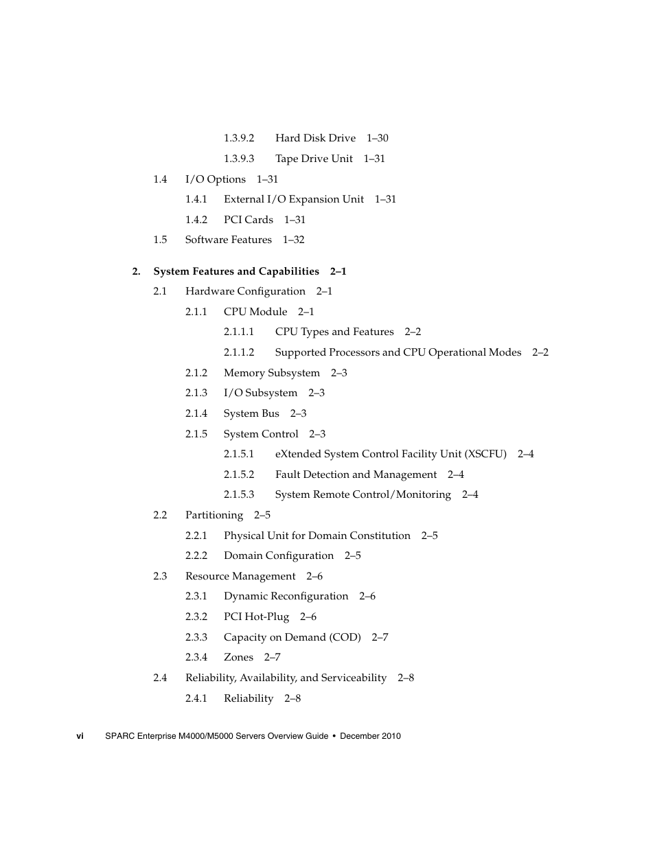 FUJITSU SPARC Enterprise Server M5000 User Manual | Page 6 / 62