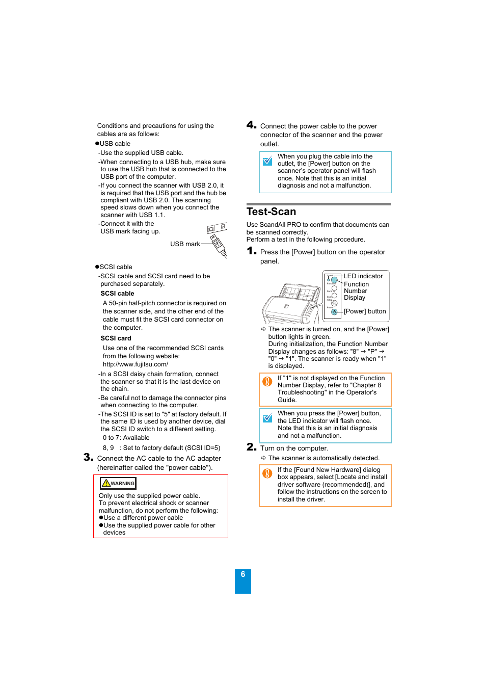 Test-scan | FUJITSU Image Scanner fi-6230Z User Manual | Page 6 / 8