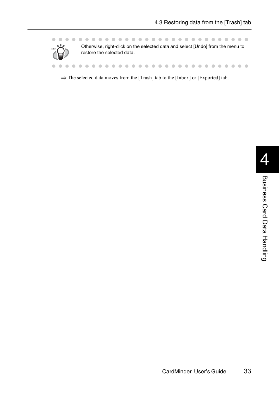 FUJITSU CardMinder P3PC-1562-01ENZ0 User Manual | Page 41 / 85