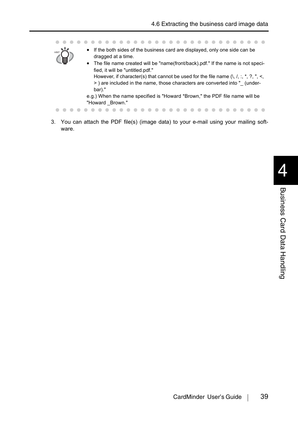FUJITSU CardMinder P3PC-1562-01ENZ0 User Manual | Page 47 / 85