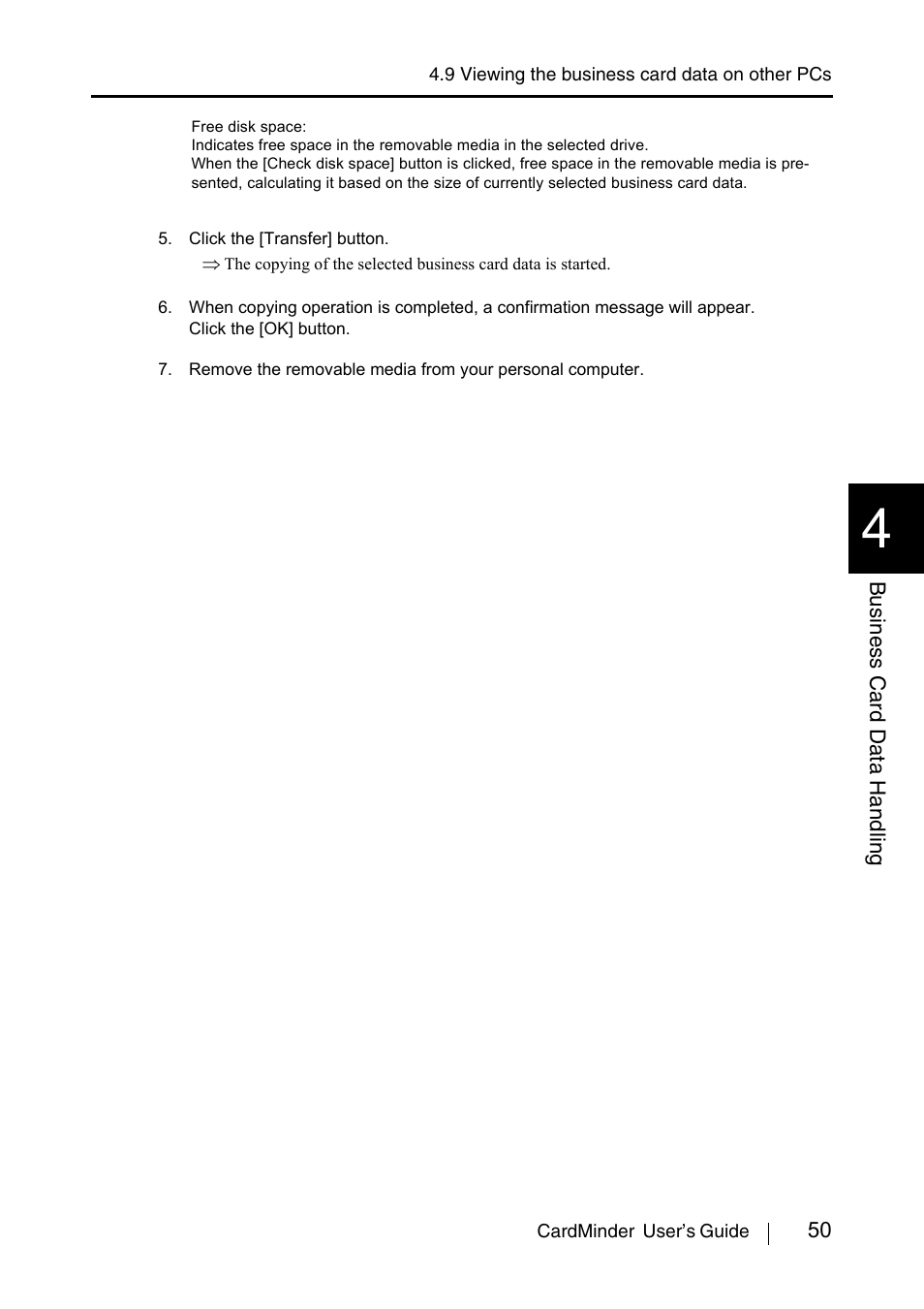 FUJITSU CardMinder P3PC-1562-01ENZ0 User Manual | Page 58 / 85