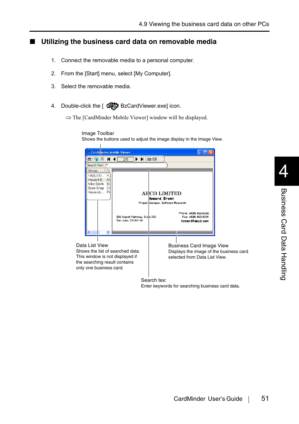 FUJITSU CardMinder P3PC-1562-01ENZ0 User Manual | Page 59 / 85