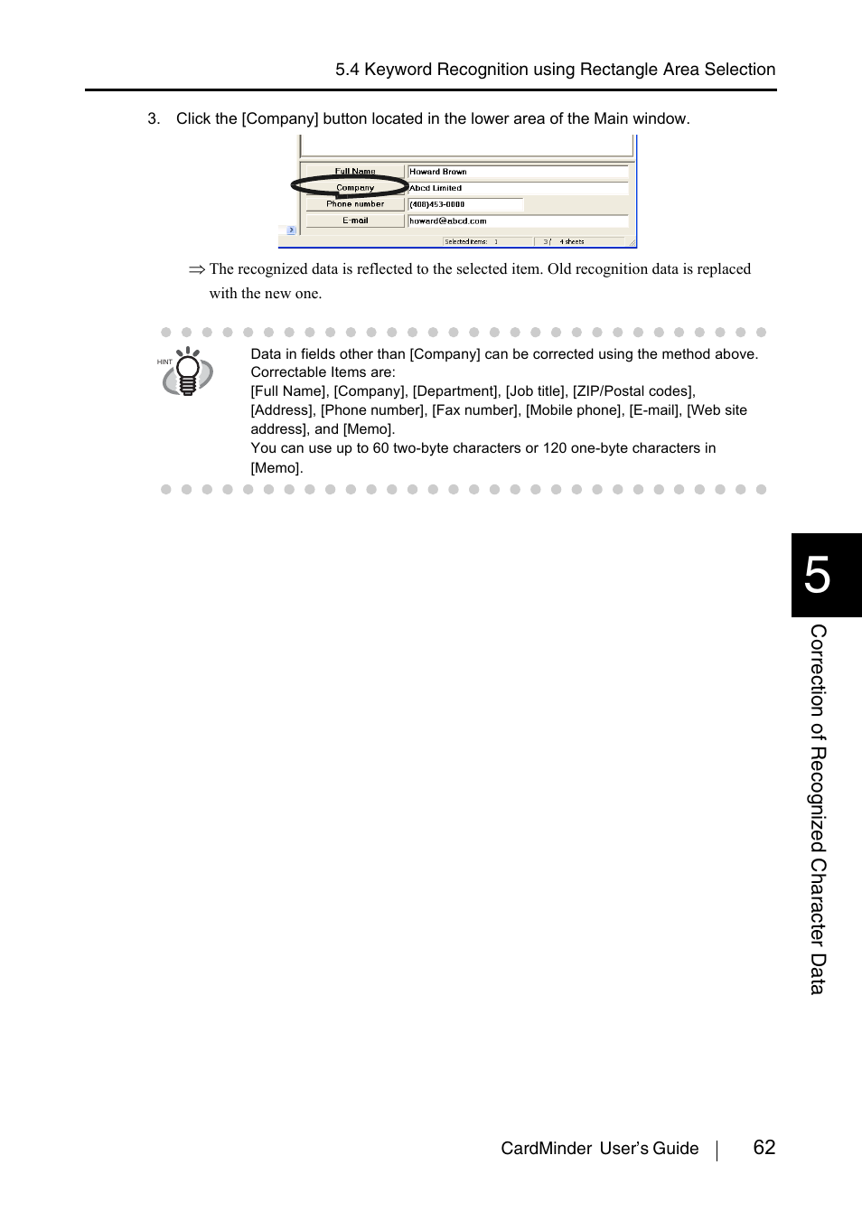 FUJITSU CardMinder P3PC-1562-01ENZ0 User Manual | Page 70 / 85
