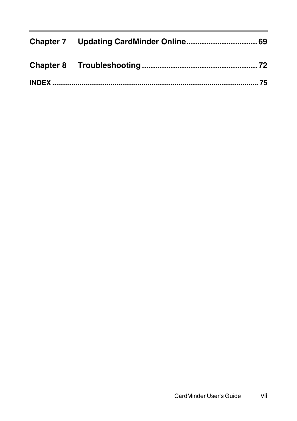FUJITSU CardMinder P3PC-1562-01ENZ0 User Manual | Page 8 / 85