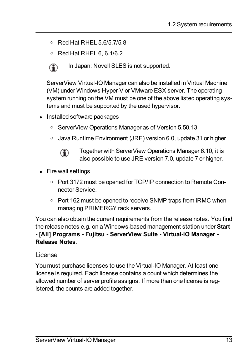 License | FUJITSU ServerView Virtual-IO Manager V3.1 User Manual | Page 13 / 362