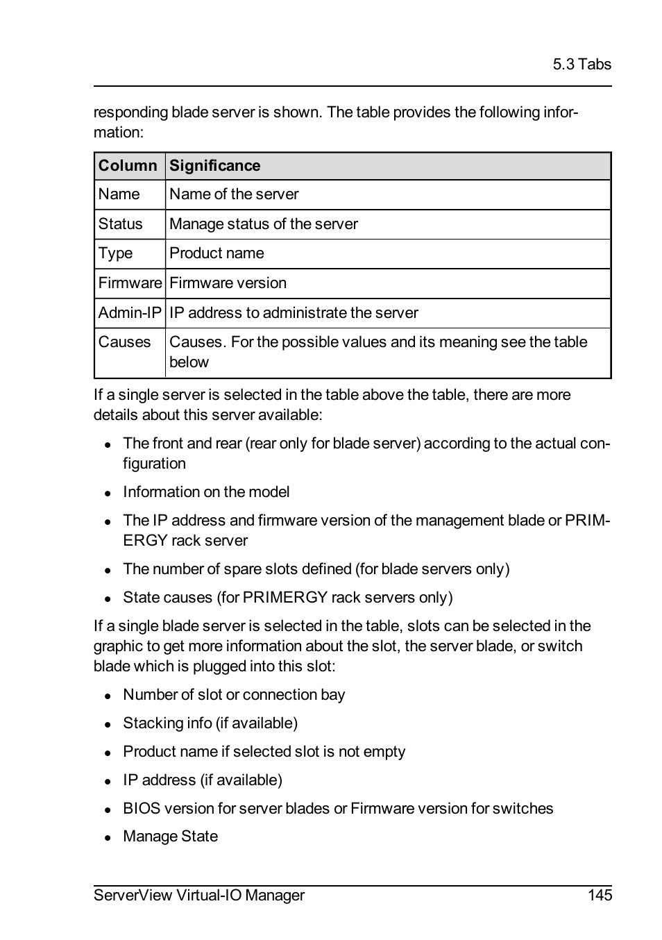 FUJITSU ServerView Virtual-IO Manager V3.1 User Manual | Page 145 / 362