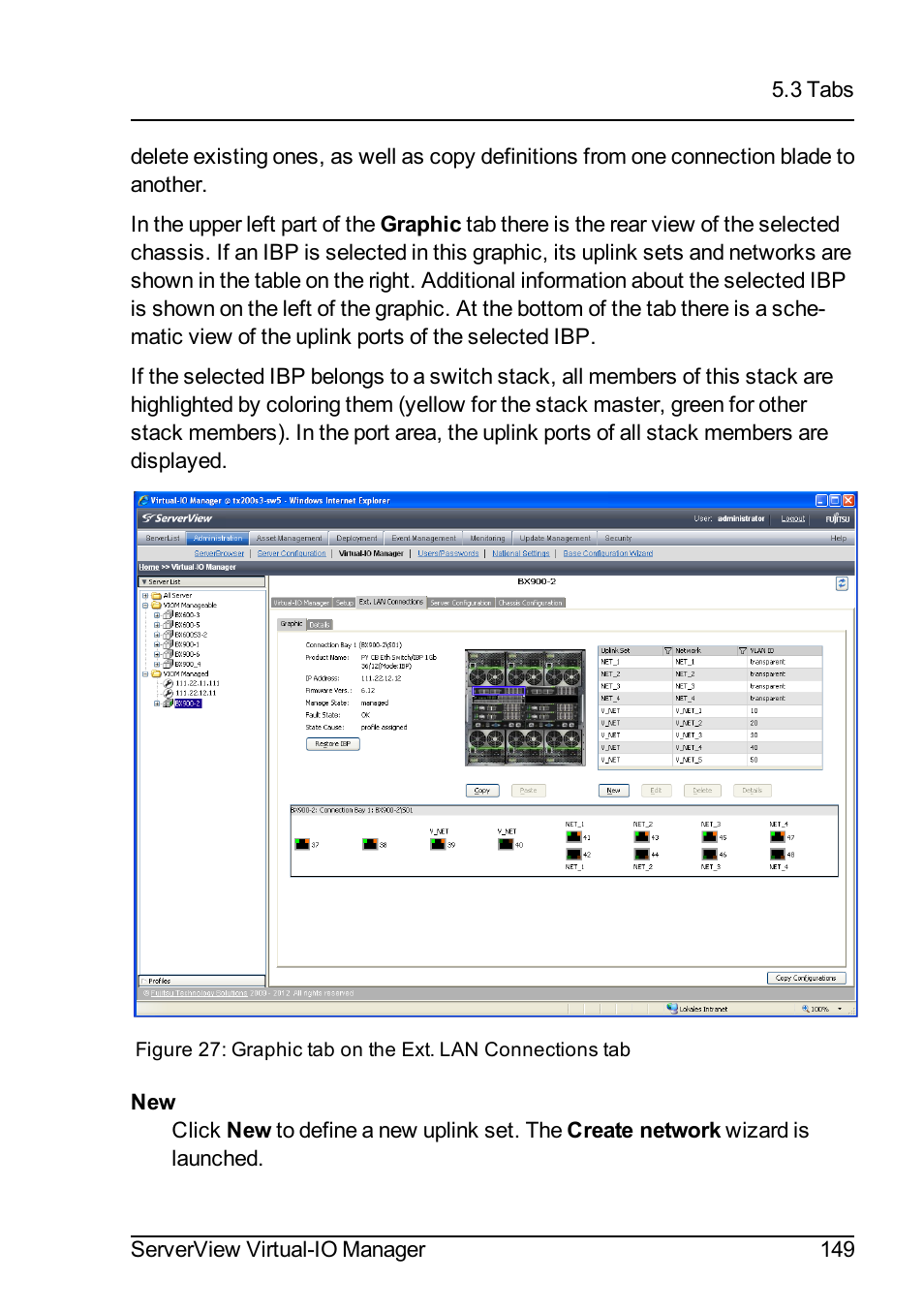 FUJITSU ServerView Virtual-IO Manager V3.1 User Manual | Page 149 / 362