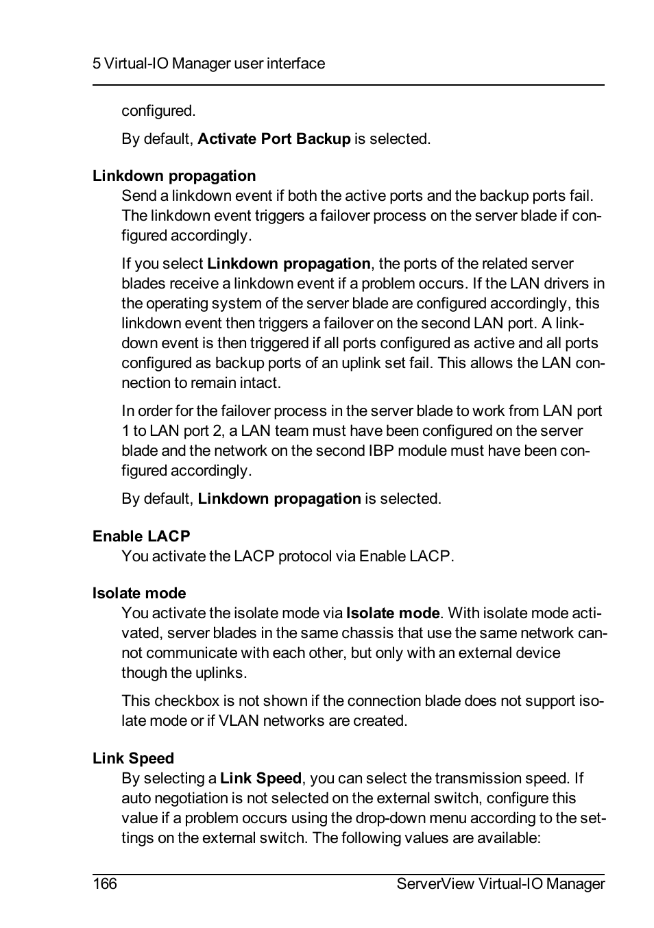 FUJITSU ServerView Virtual-IO Manager V3.1 User Manual | Page 166 / 362