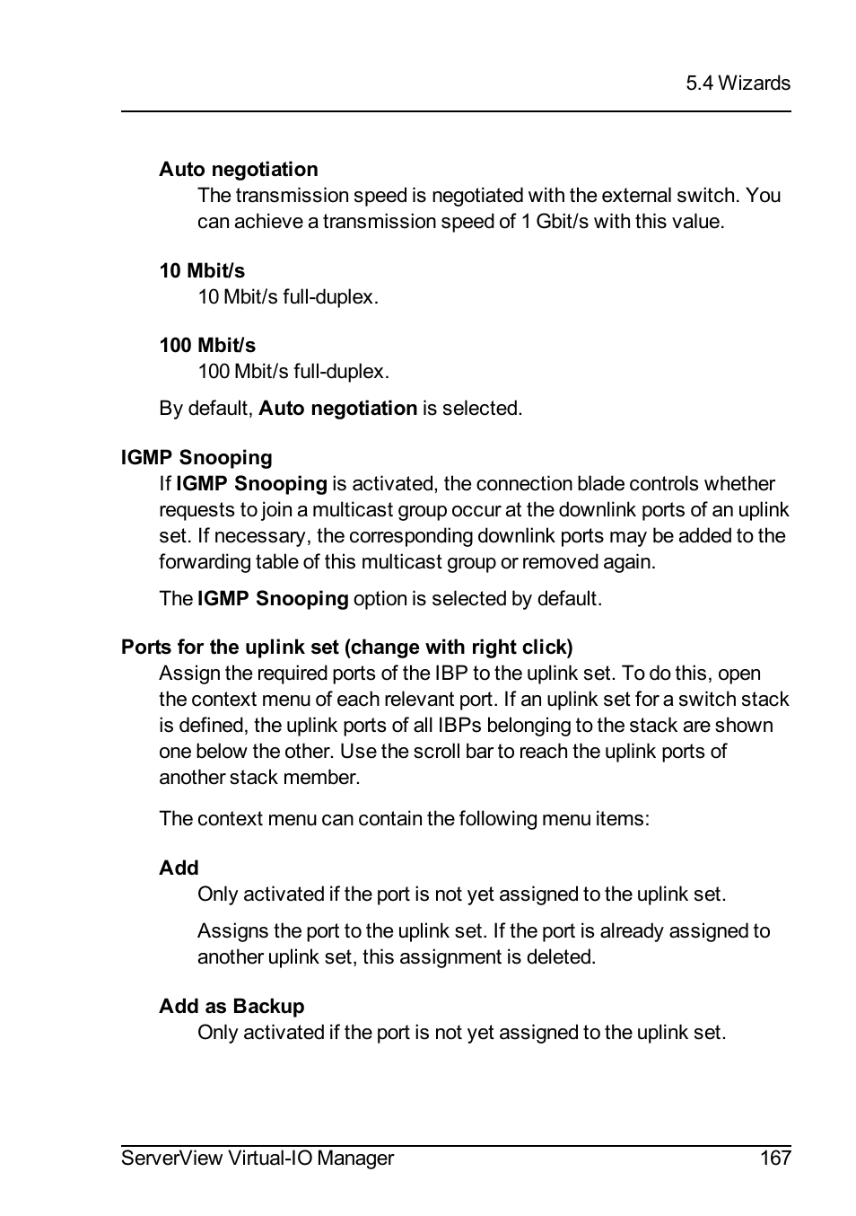 FUJITSU ServerView Virtual-IO Manager V3.1 User Manual | Page 167 / 362