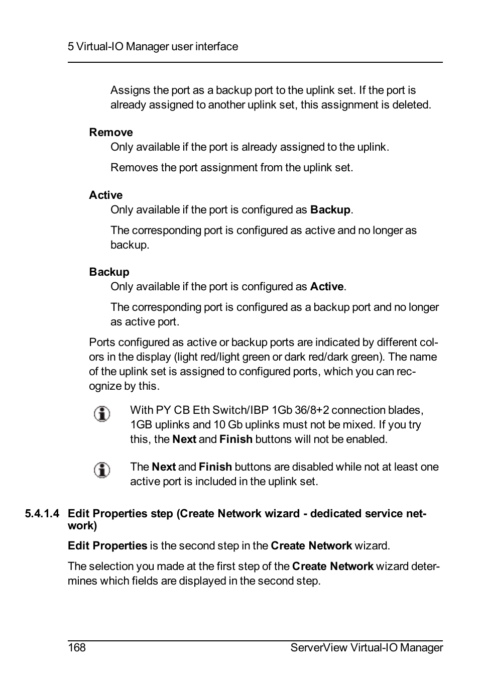 FUJITSU ServerView Virtual-IO Manager V3.1 User Manual | Page 168 / 362