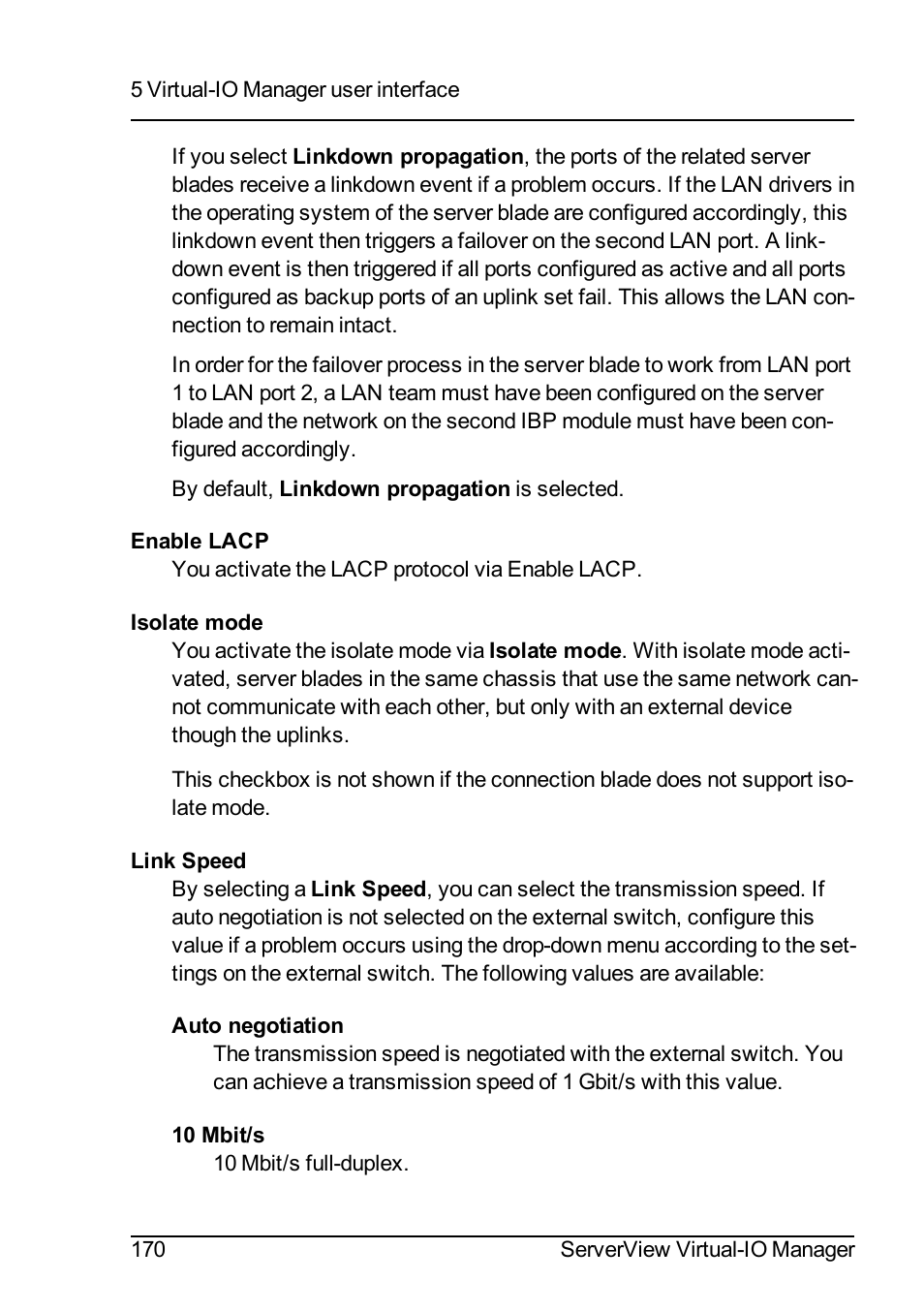 FUJITSU ServerView Virtual-IO Manager V3.1 User Manual | Page 170 / 362