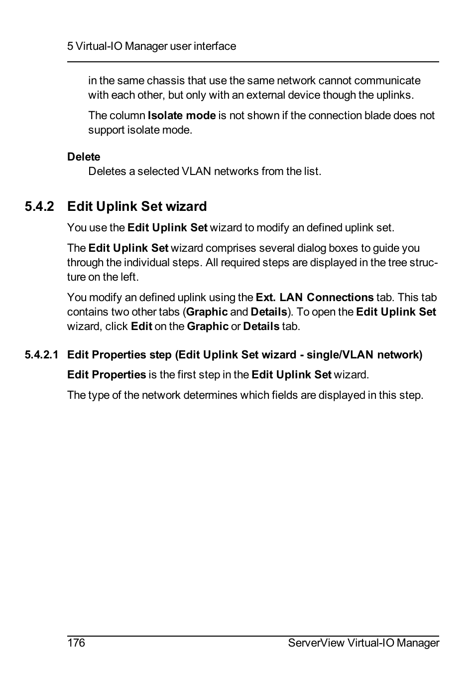 2 edit uplink set wizard | FUJITSU ServerView Virtual-IO Manager V3.1 User Manual | Page 176 / 362