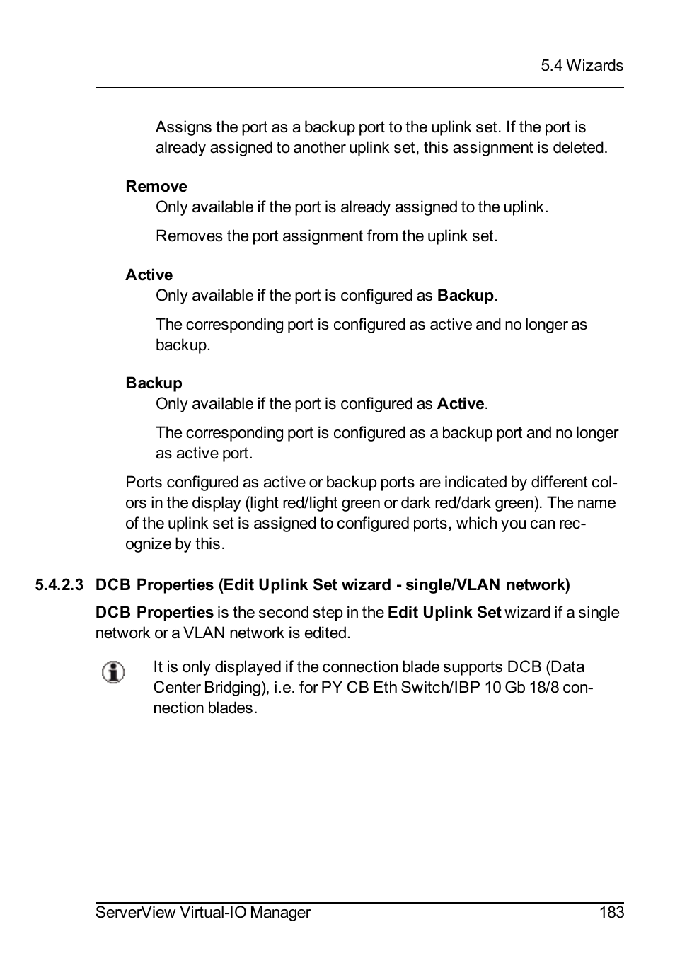 FUJITSU ServerView Virtual-IO Manager V3.1 User Manual | Page 183 / 362