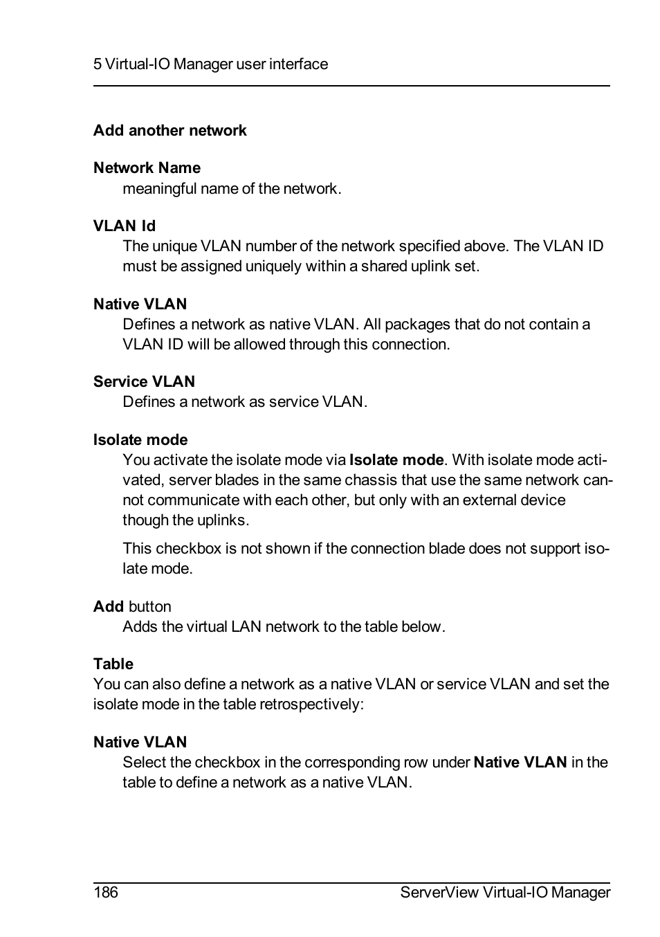 FUJITSU ServerView Virtual-IO Manager V3.1 User Manual | Page 186 / 362