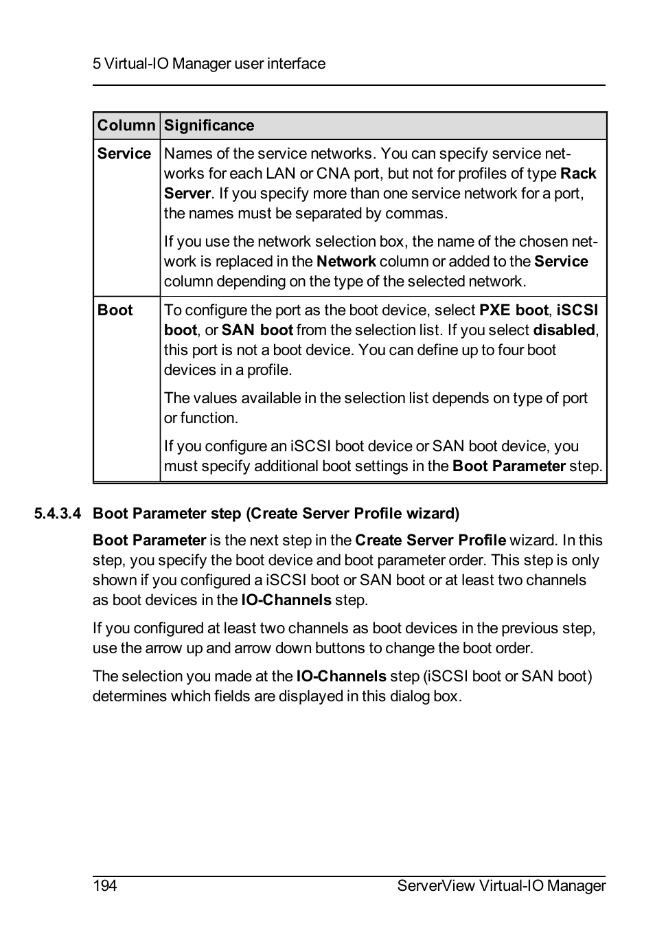 FUJITSU ServerView Virtual-IO Manager V3.1 User Manual | Page 194 / 362