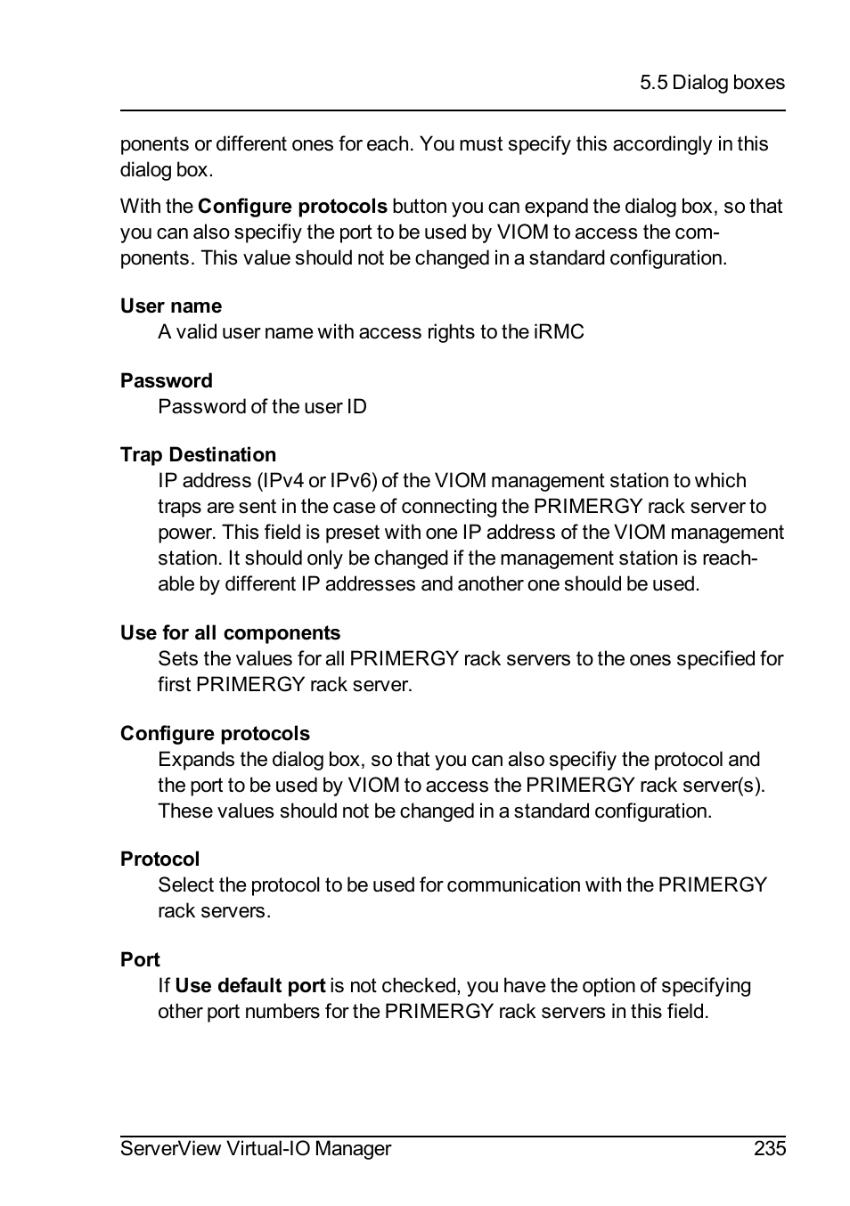 FUJITSU ServerView Virtual-IO Manager V3.1 User Manual | Page 235 / 362