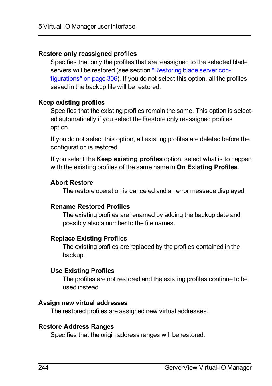 FUJITSU ServerView Virtual-IO Manager V3.1 User Manual | Page 244 / 362