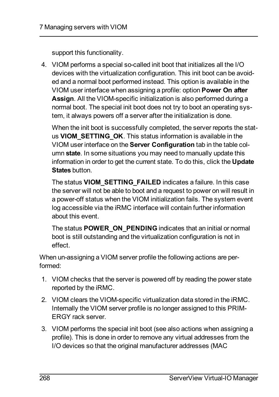 FUJITSU ServerView Virtual-IO Manager V3.1 User Manual | Page 268 / 362