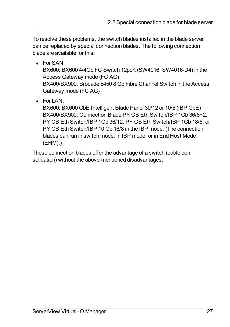 FUJITSU ServerView Virtual-IO Manager V3.1 User Manual | Page 27 / 362