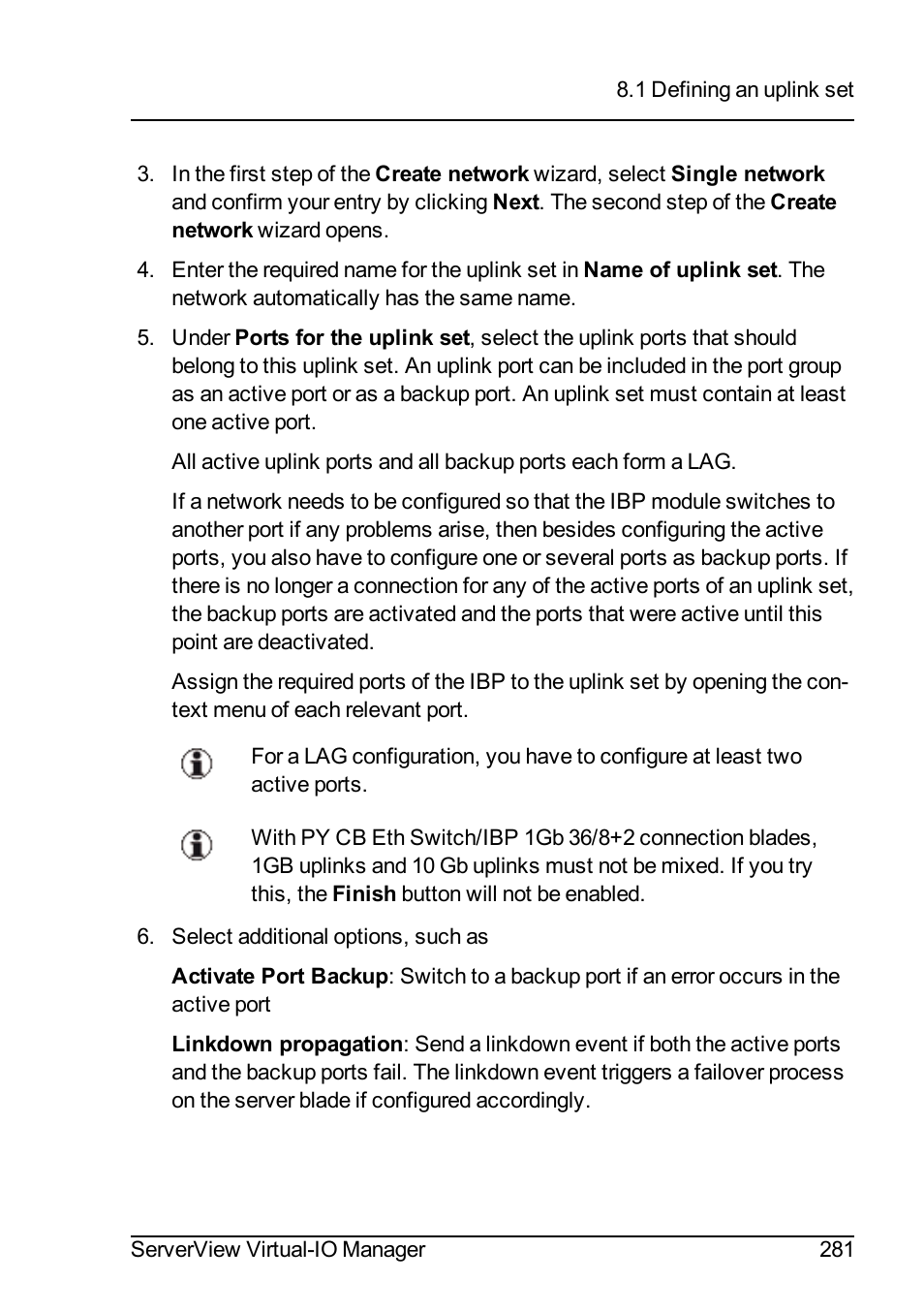 FUJITSU ServerView Virtual-IO Manager V3.1 User Manual | Page 281 / 362