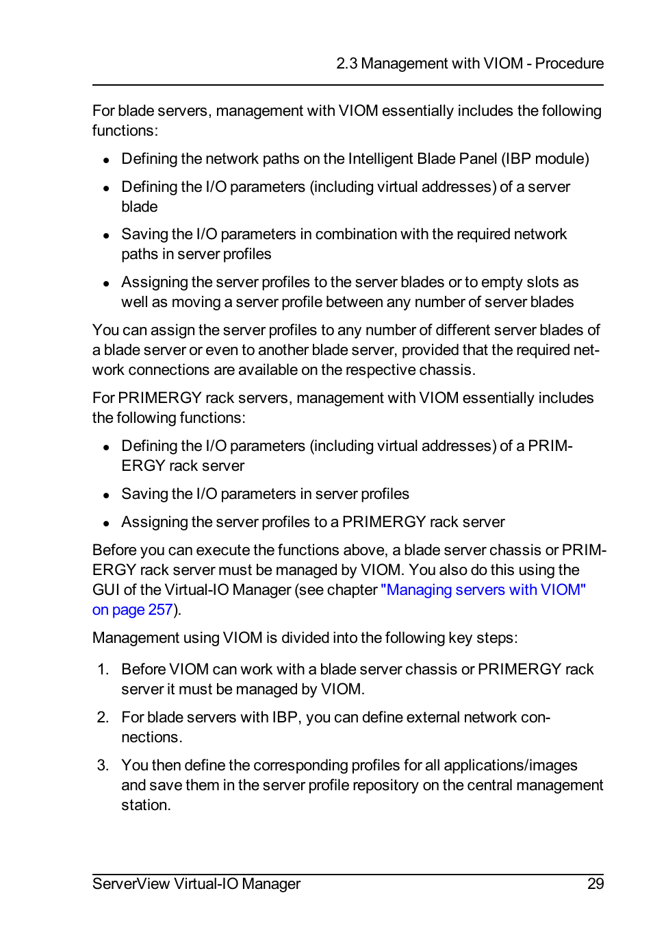 FUJITSU ServerView Virtual-IO Manager V3.1 User Manual | Page 29 / 362