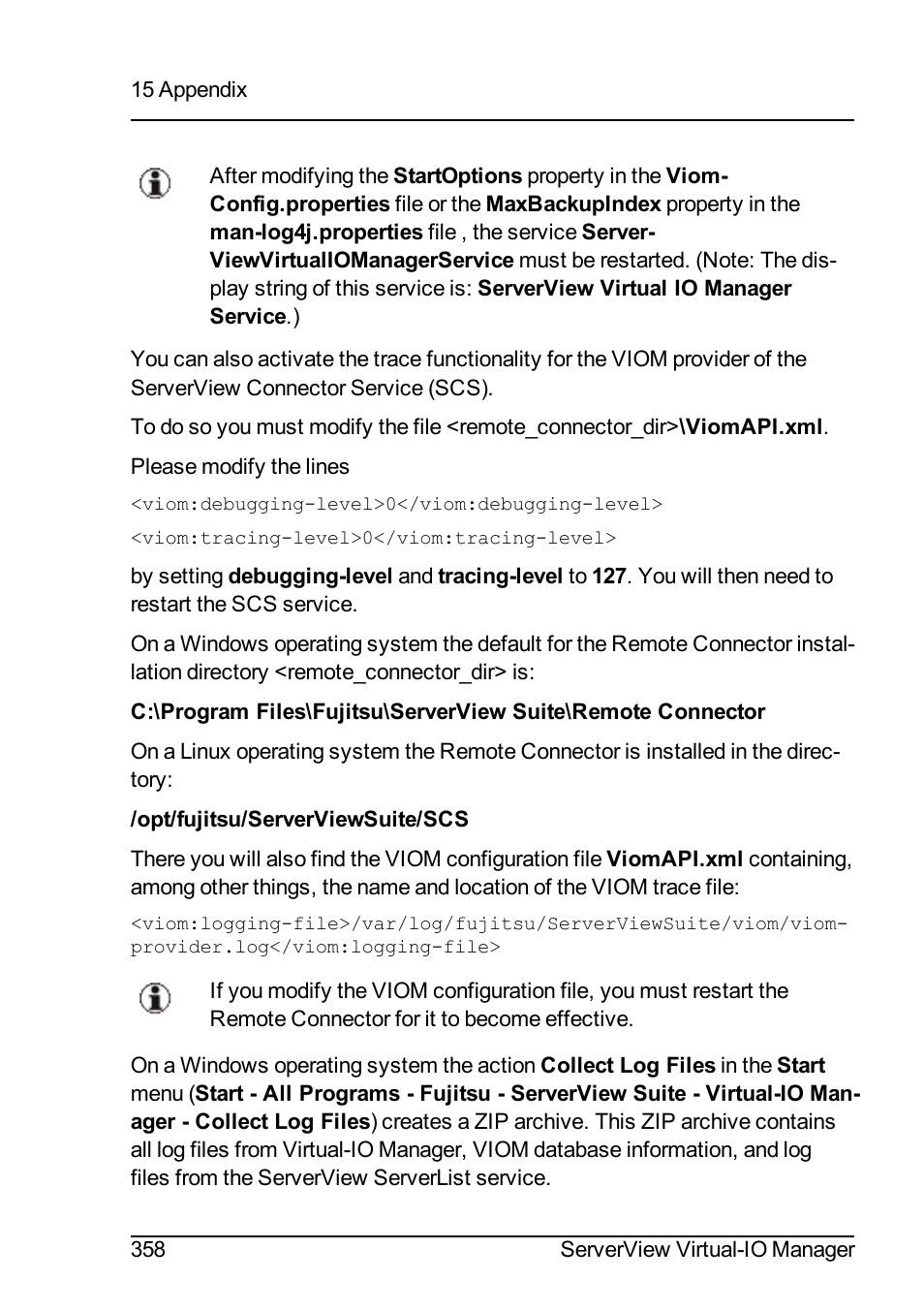 FUJITSU ServerView Virtual-IO Manager V3.1 User Manual | Page 358 / 362