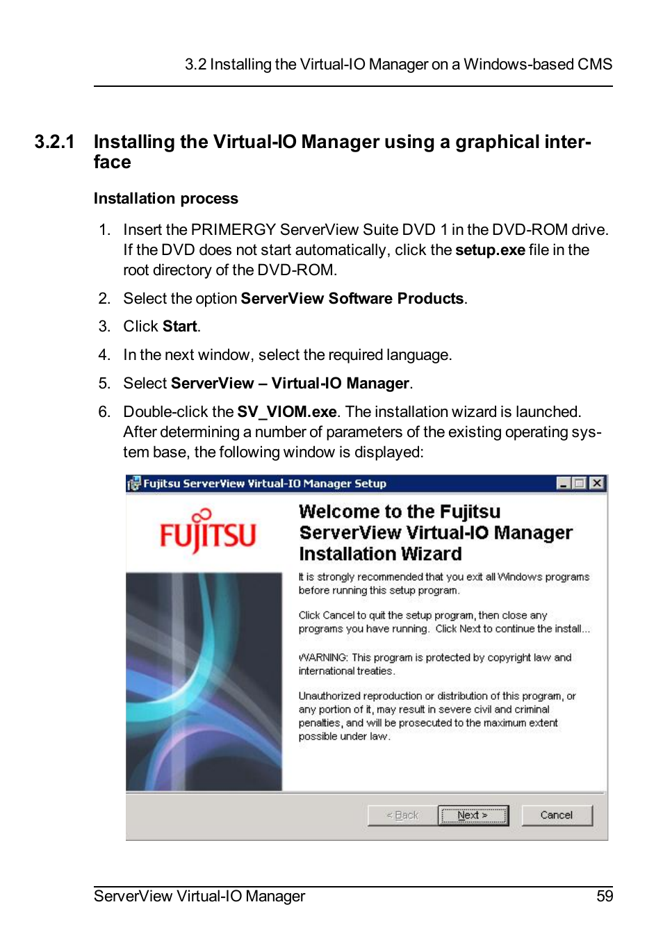 FUJITSU ServerView Virtual-IO Manager V3.1 User Manual | Page 59 / 362