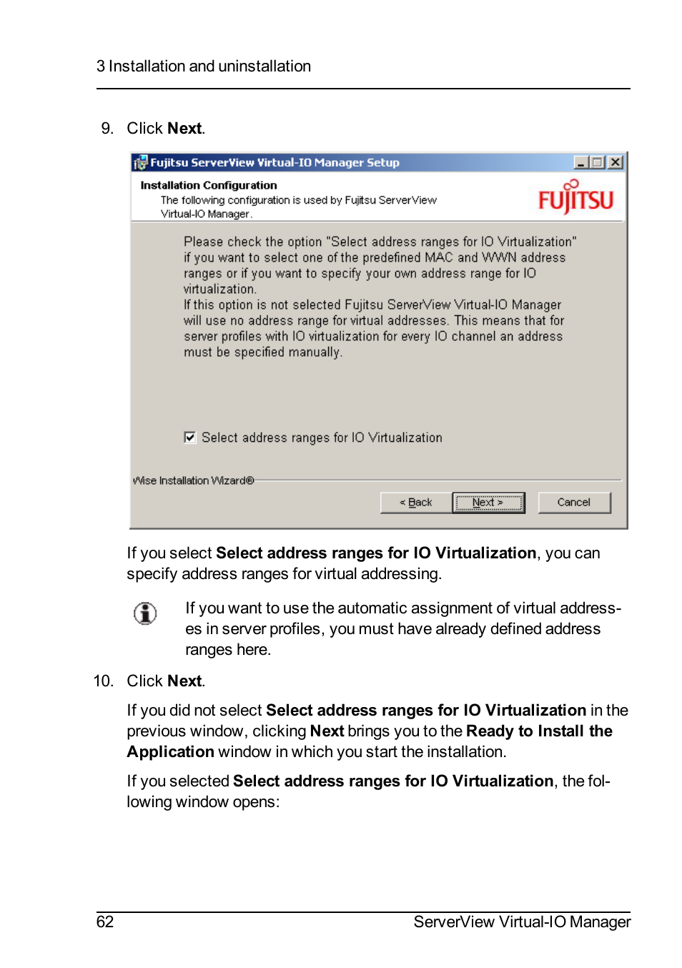 FUJITSU ServerView Virtual-IO Manager V3.1 User Manual | Page 62 / 362