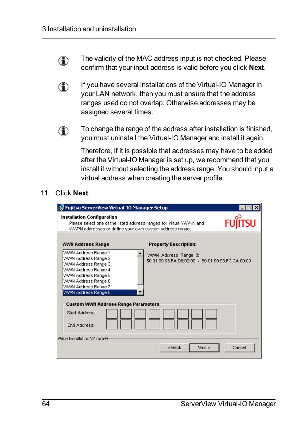 FUJITSU ServerView Virtual-IO Manager V3.1 User Manual | Page 64 / 362
