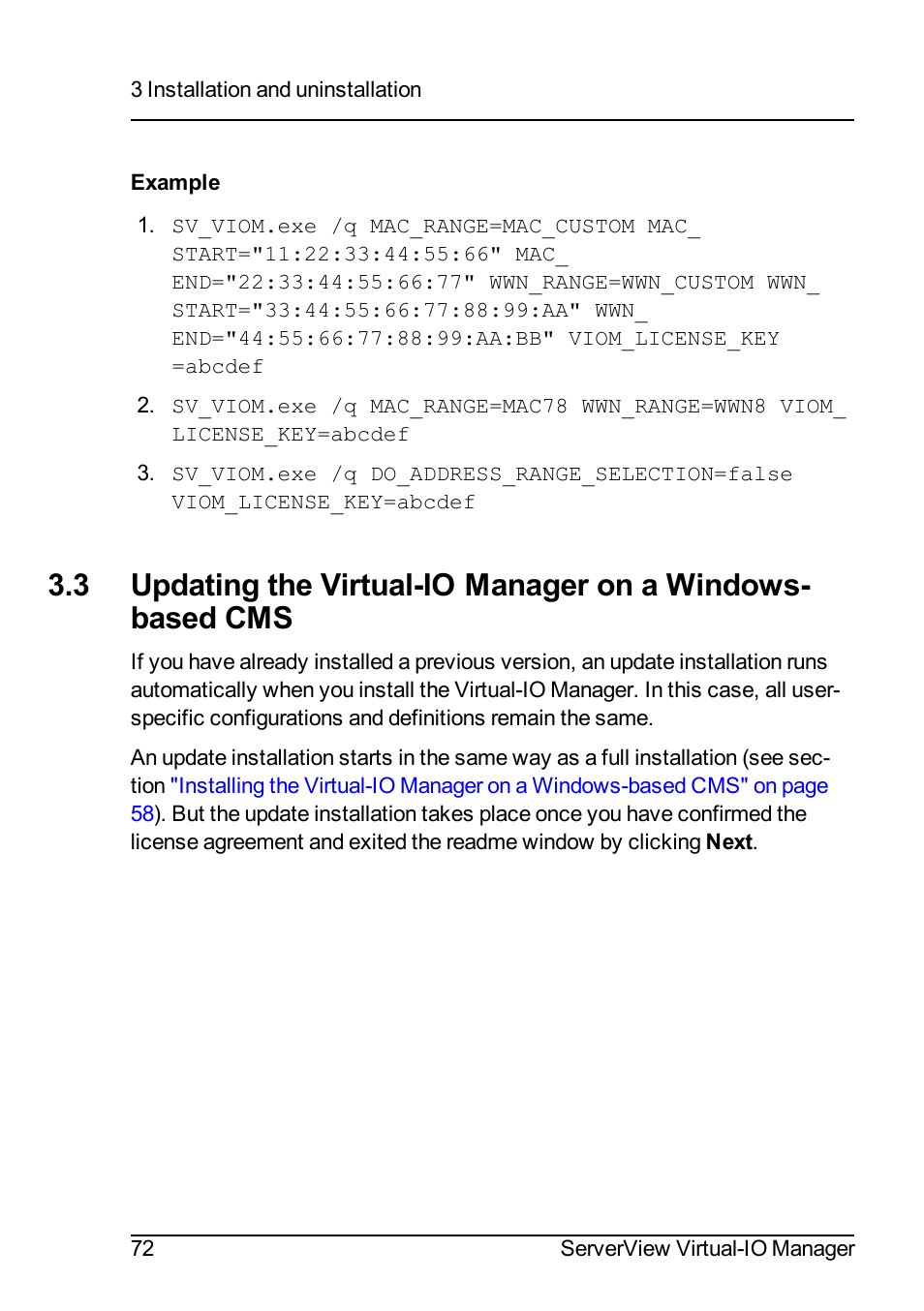 FUJITSU ServerView Virtual-IO Manager V3.1 User Manual | Page 72 / 362