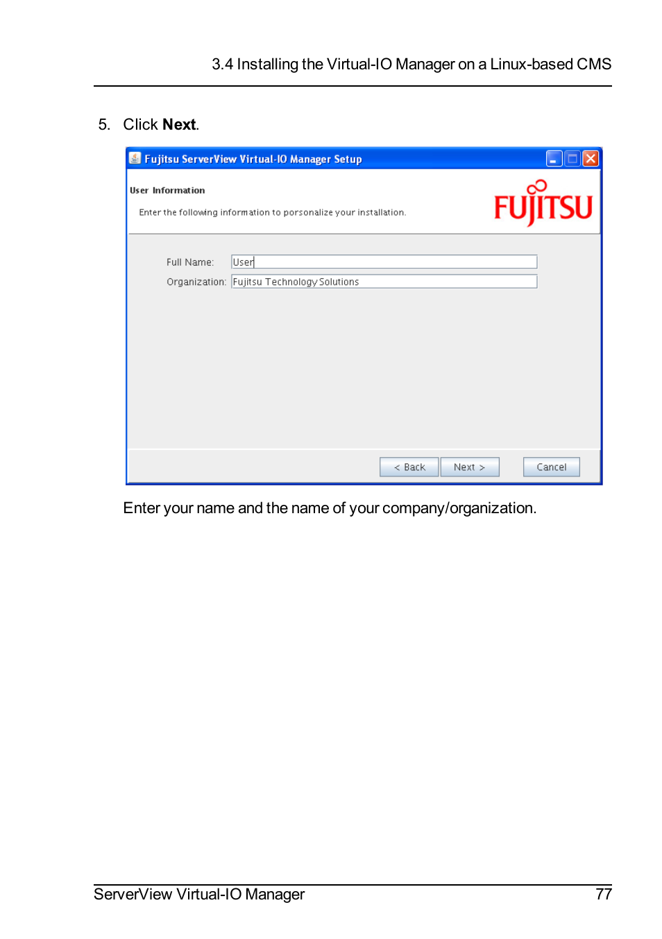 FUJITSU ServerView Virtual-IO Manager V3.1 User Manual | Page 77 / 362