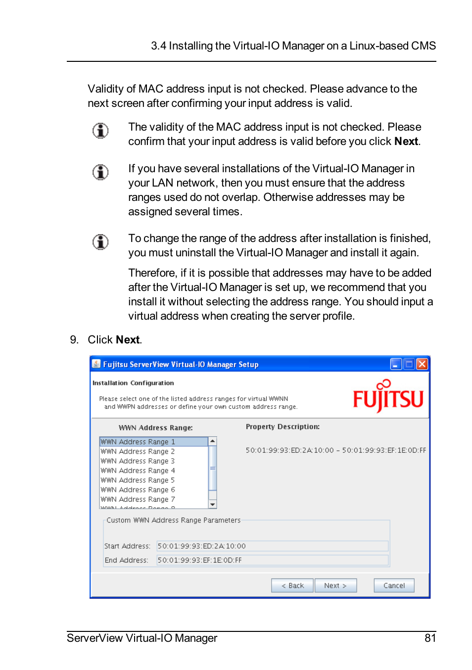 FUJITSU ServerView Virtual-IO Manager V3.1 User Manual | Page 81 / 362