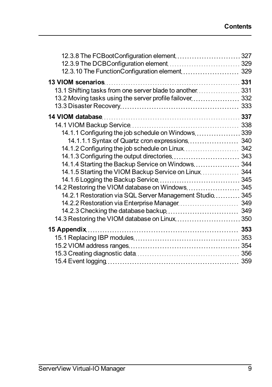 FUJITSU ServerView Virtual-IO Manager V3.1 User Manual | Page 9 / 362