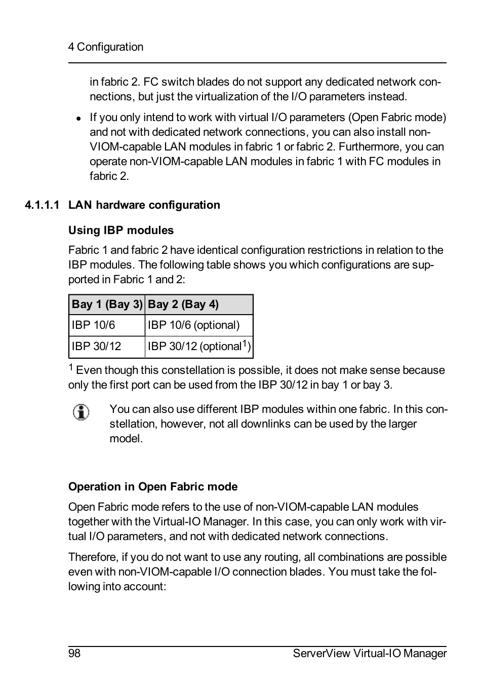 1 lan hardware configuration | FUJITSU ServerView Virtual-IO Manager V3.1 User Manual | Page 98 / 362